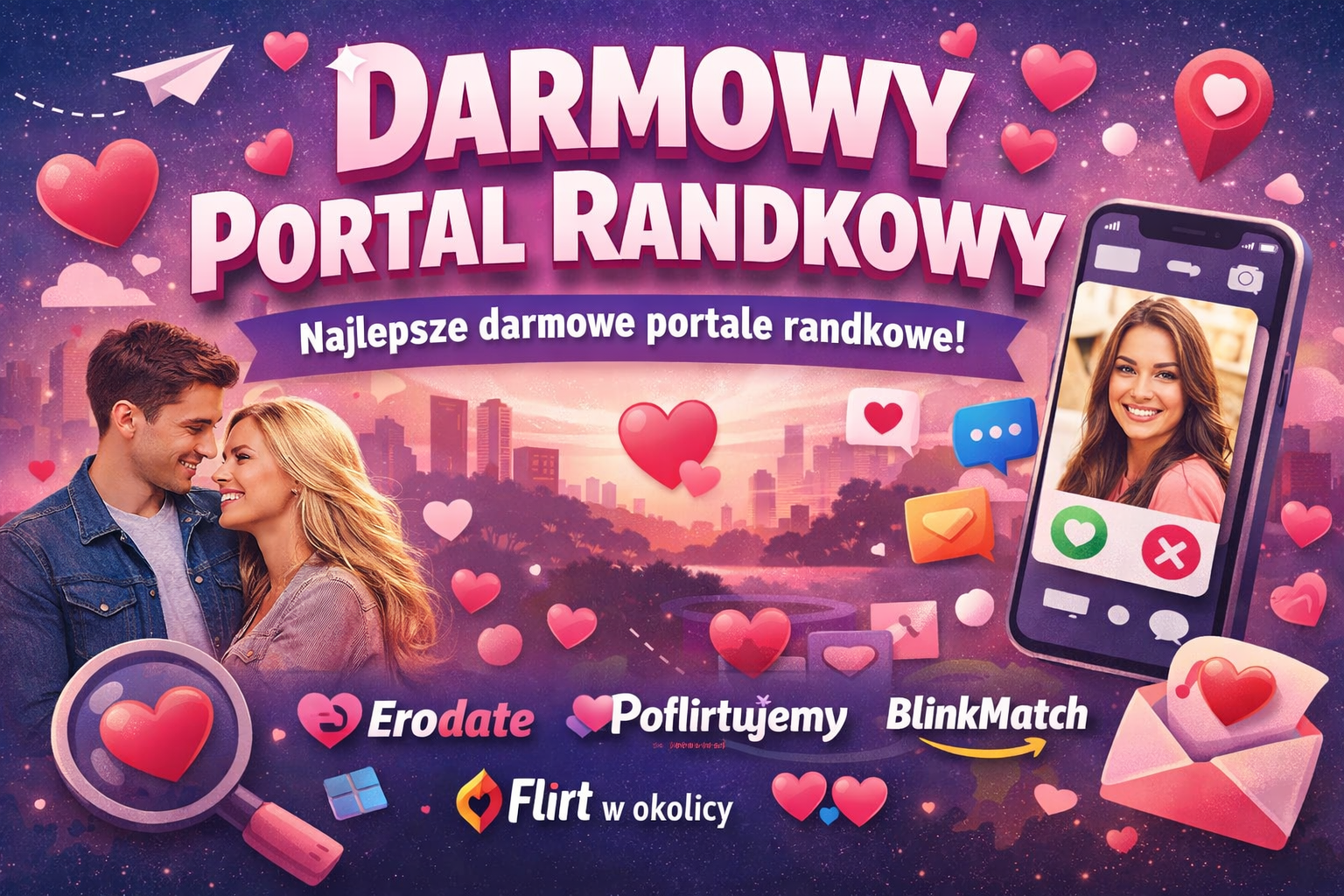 Darmowy portal randkowy – ranking najlepszych serwisów randkowych 2026